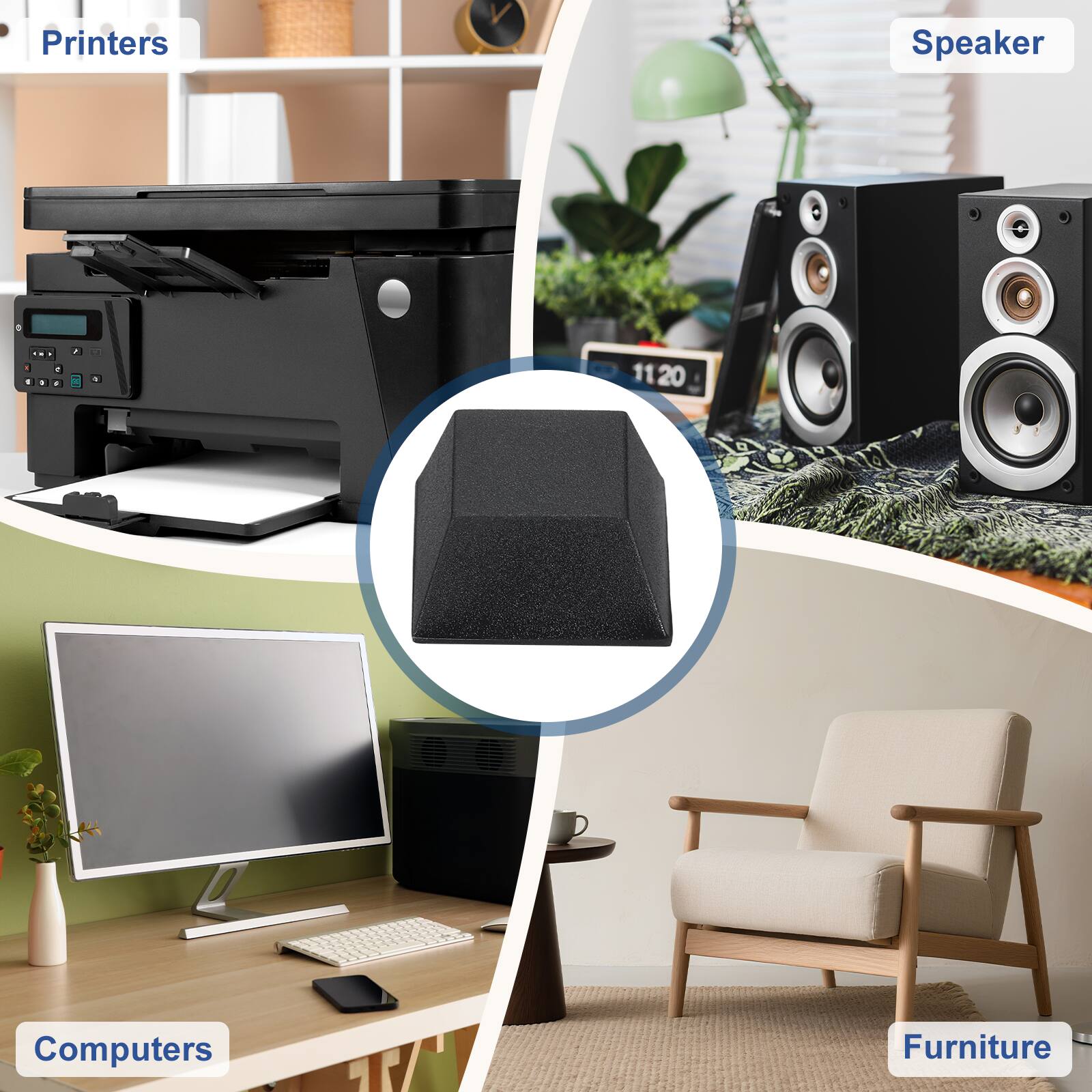 Printers  
Speaker  
Computers  
Furniture