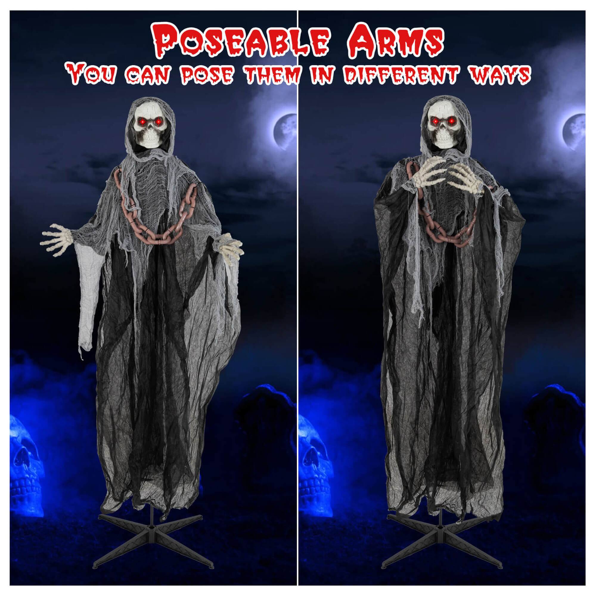POSEABLE ARMS: You can pose them in different ways.
