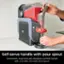 Self-serve handle with pour spout Convenient, ergonomically designed comfort handle with a no-drip, no-mess pour spout.