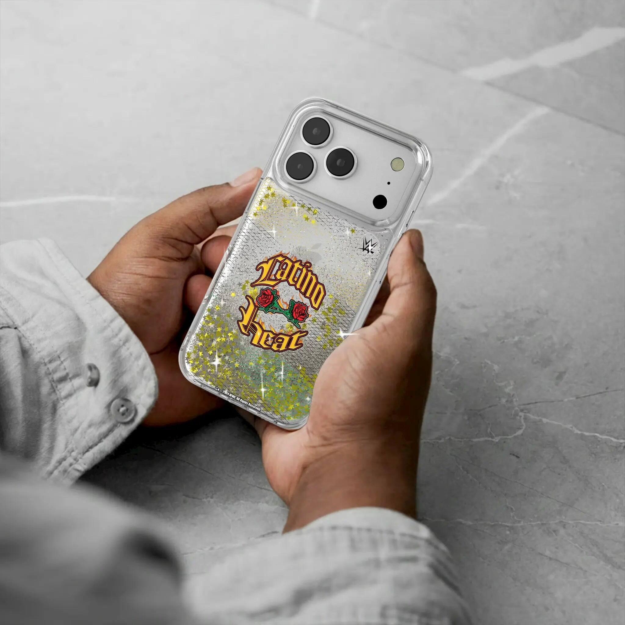Back. Keyscaper - WWE Steel Glitter Phone Case - Apple iPhone 17 Pro Max - Eddie Guerrero.