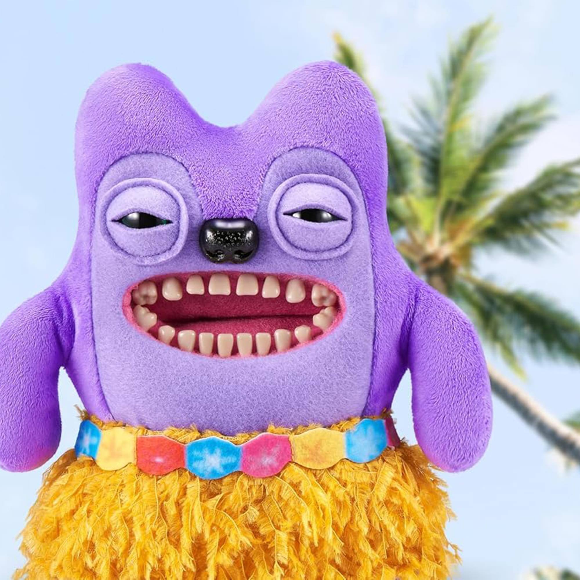 Alt View 2. ZURU - Fuggler Vacay Vibes 9 Inch  Plush | Greedy Grinner - Multi.