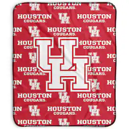 Pegasus - Houston Cougars 50" x 60" Repeat Wordmark Fleece Blanket - Multicolor