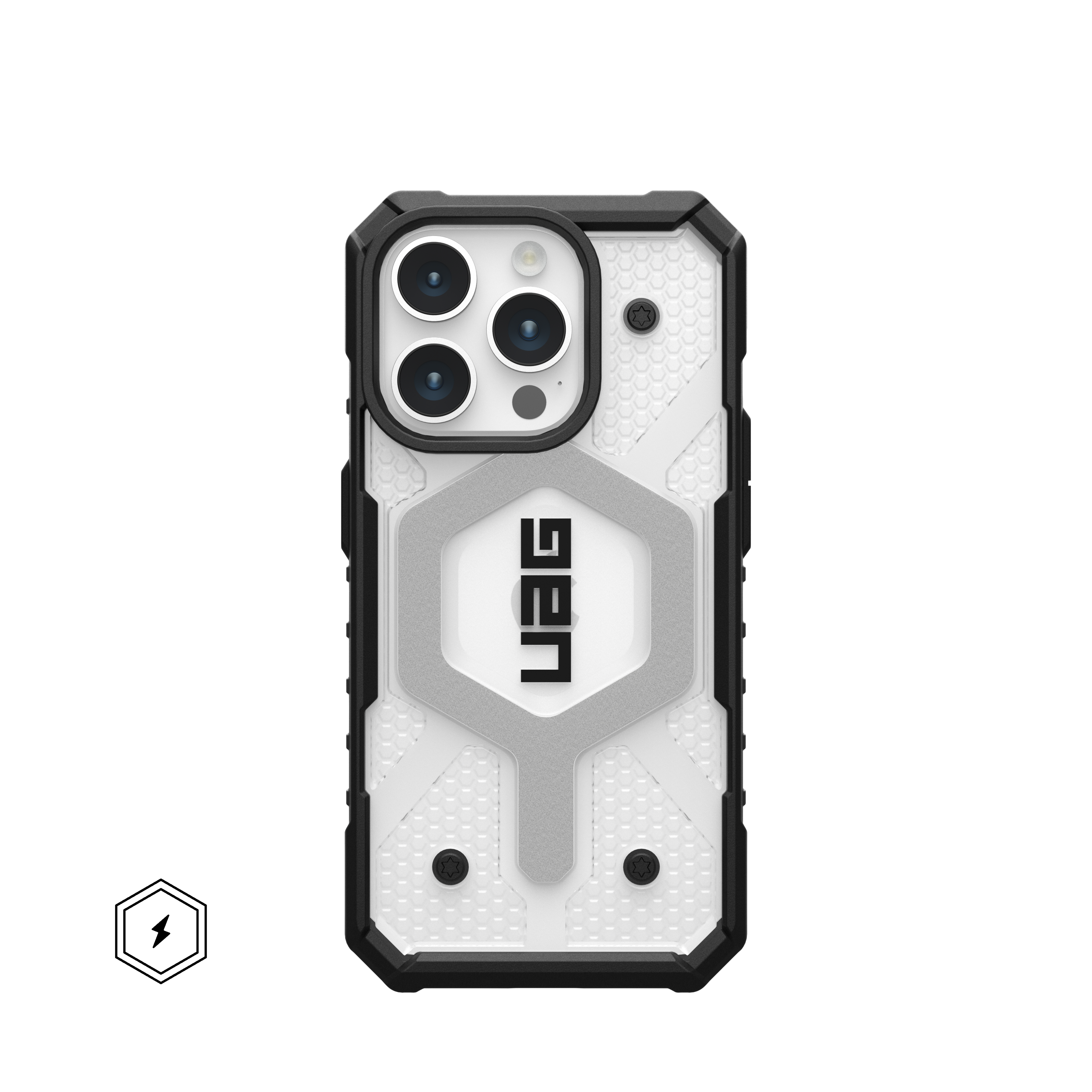 UAG - Pathfinder Series Case with Magsafe for Apple iPhone 15 Pro - Ice