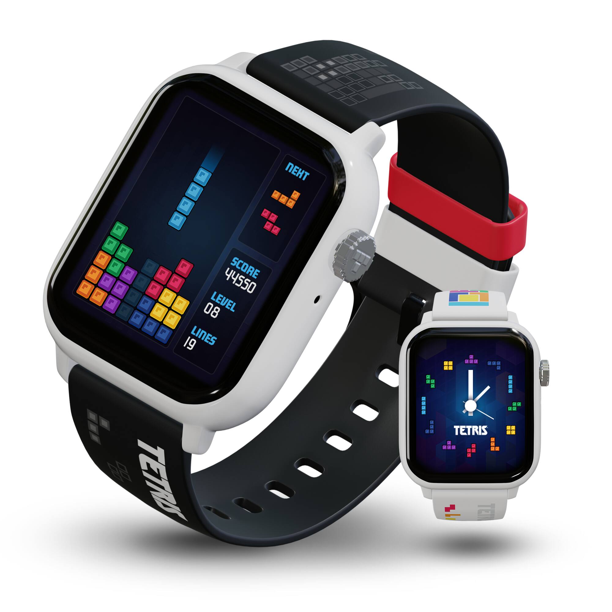 Tetris™: My Play Watch – Retro Gaming Smartwatch with Built-in Tetris™ - White