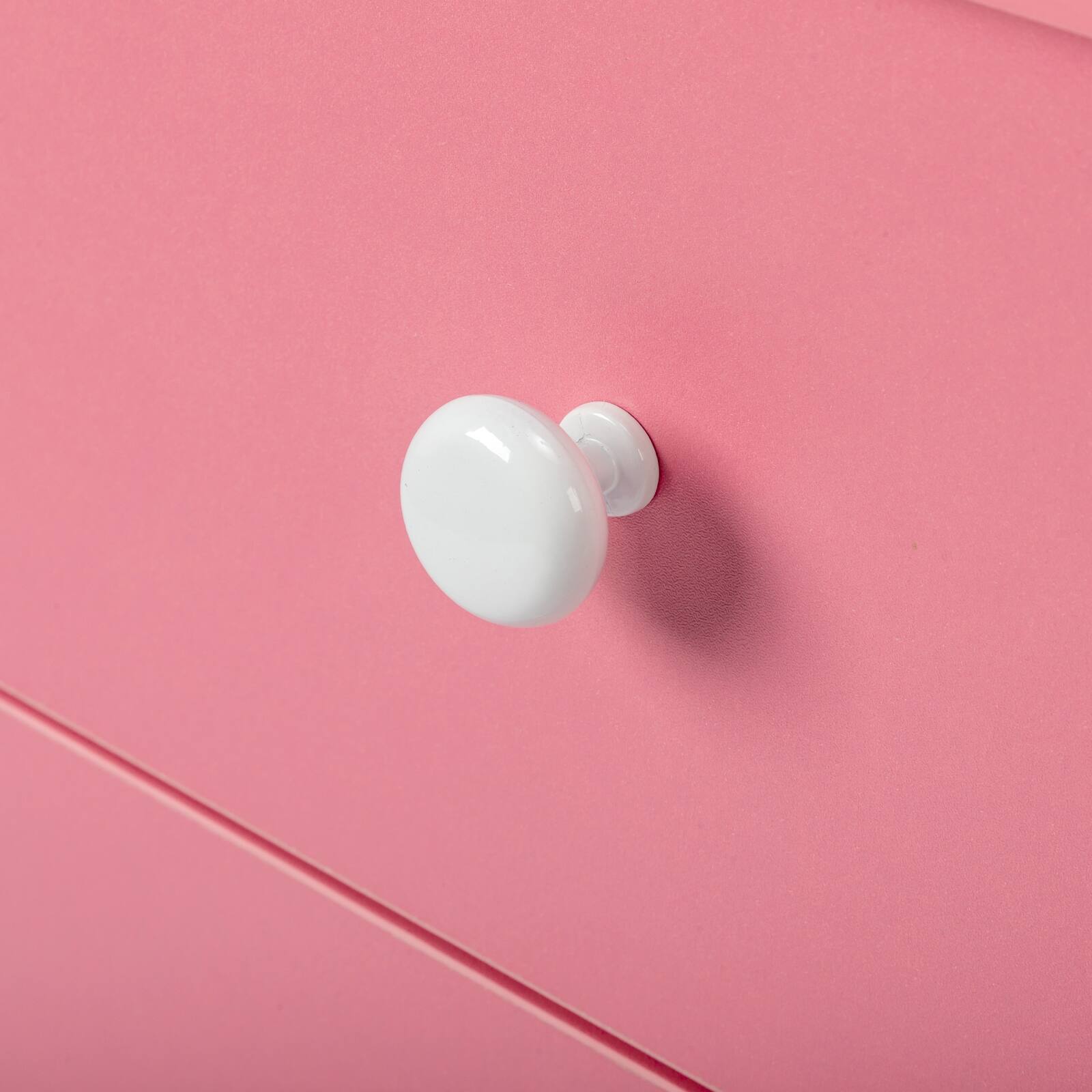 Alt View 7. Winado - Foldable Manicure Table Nail Table Nail Desk Station with Electric Dust Collector & Drawers & Bottom Cabinet for Beauty - Pink.