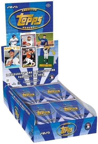 2025 Archives Topps Baseball  
Mets  
Exclusive Pink and 8 Autographs Parallels Per Box!  
Topps Archives Baseball