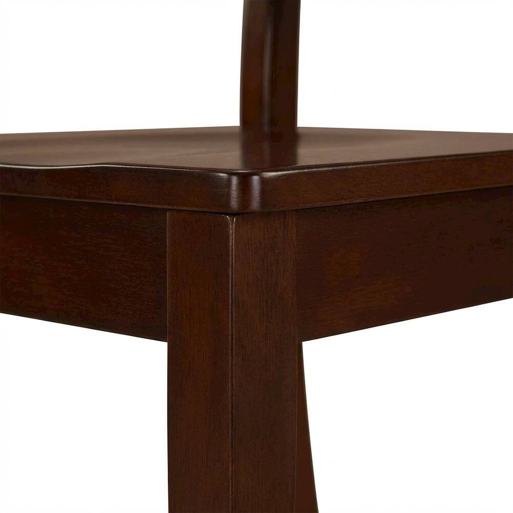Alt View 1. East West Furniture - Dining Chair Mahogany - Brown.