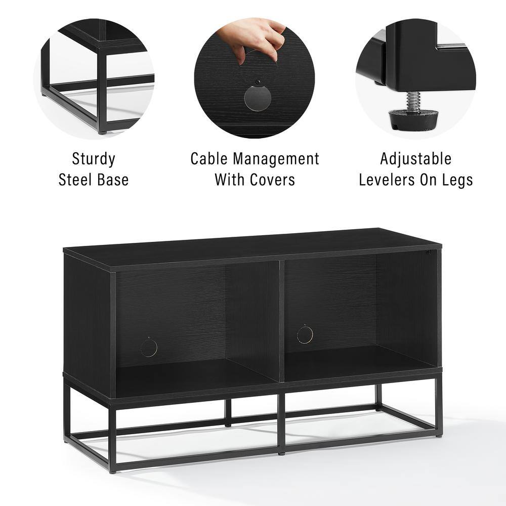 Sturdy Steel Base, Cable Management With Covers, Adjustable Levelers On Legs