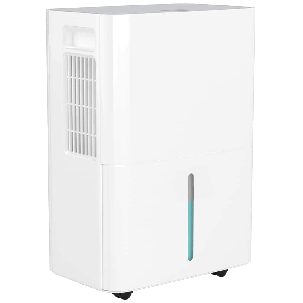 Topteng - 2500 Sq.Ft 25-Pint Dehumidifier for Large Spaces up to - 3 Modes,Drain Hose,Smart Humidity Control,for Basement/Home/RV​ - White