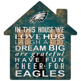 Fan Creations - Philadelphia Eagles 12'' Team House Sign - Multicolor