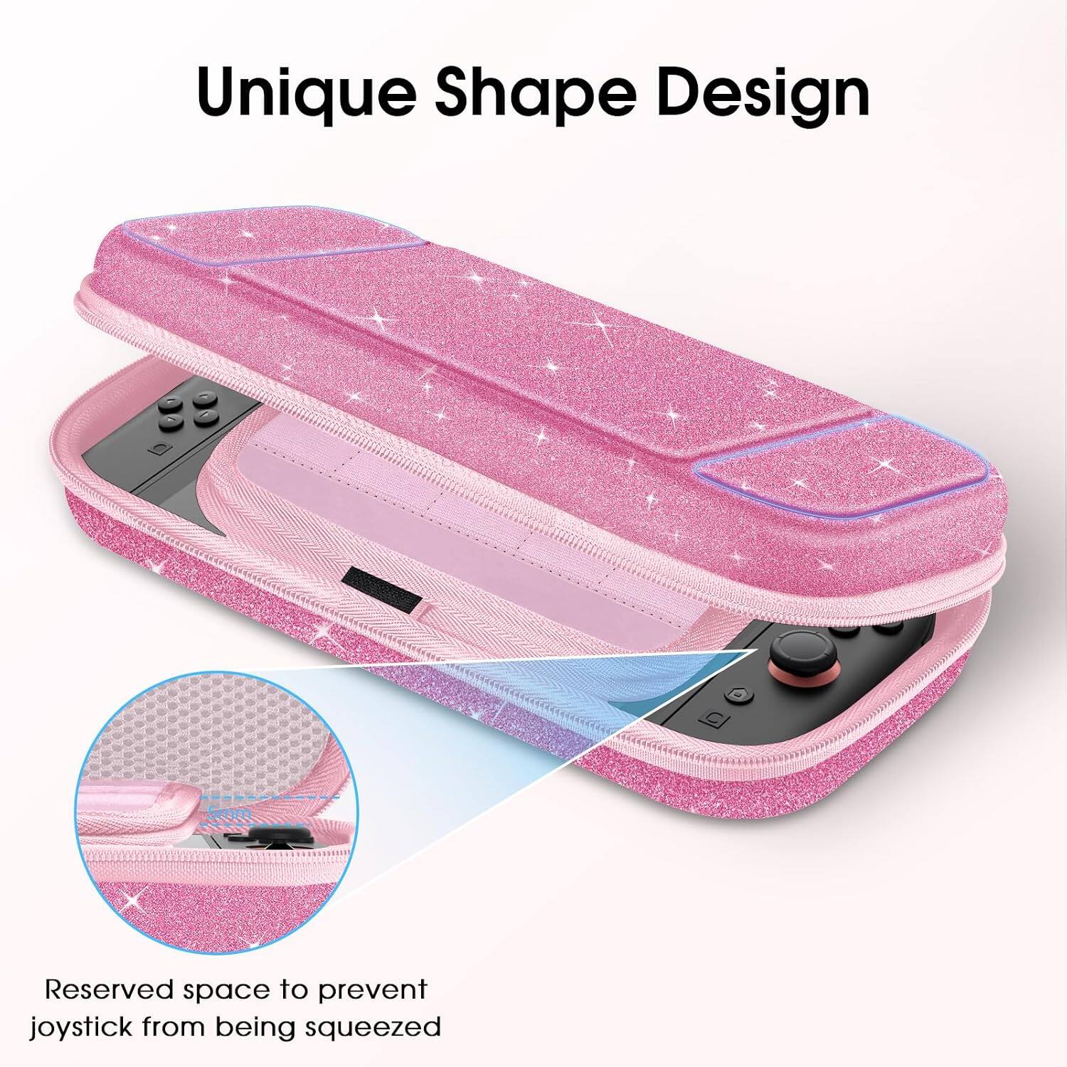 Unique Shape Design

Reserved space to prevent joystick from being squeezed