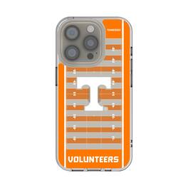 Keyscaper - NCAA - Tennessee Volunteers iPhone Clear Football Field Design Case - 16e - Multicolor