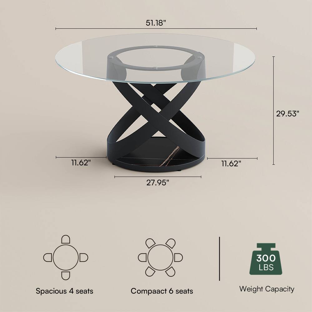51.18" X 11.62"  
11.62"  
27.95"  
29.53"  
300 LBS  
Spacious 4 seats  
Compact 6 seats  
Weight Capacity