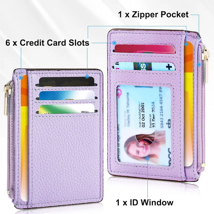 Maogoam MagSafe Wallet For IPhone - Floral Leather Card Holder With Strong Magnet, RFID Blocking, Vintage Style, Holds 4 Cards
