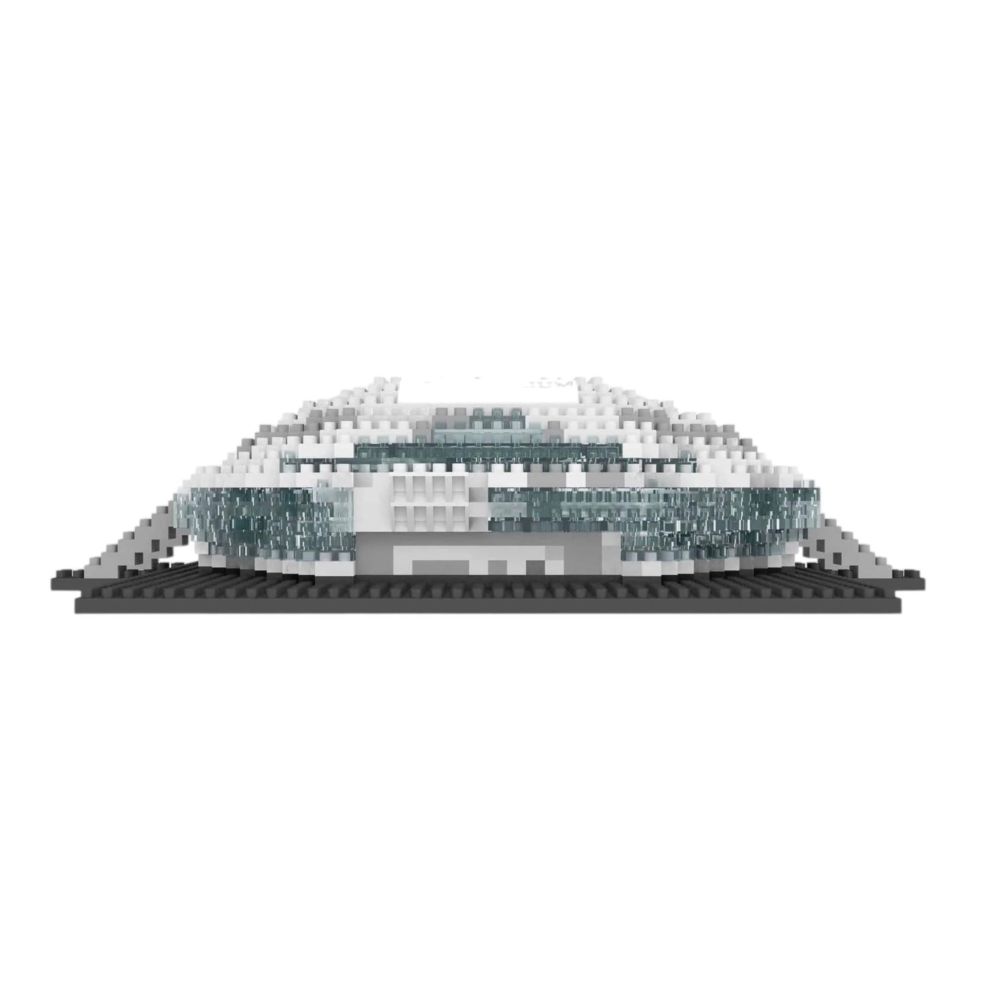 Alt View 10. Forever Collectibles - Dallas Cowboys NFL BRXLZ Mini Stadium 868-Piece Building Block Set - White.