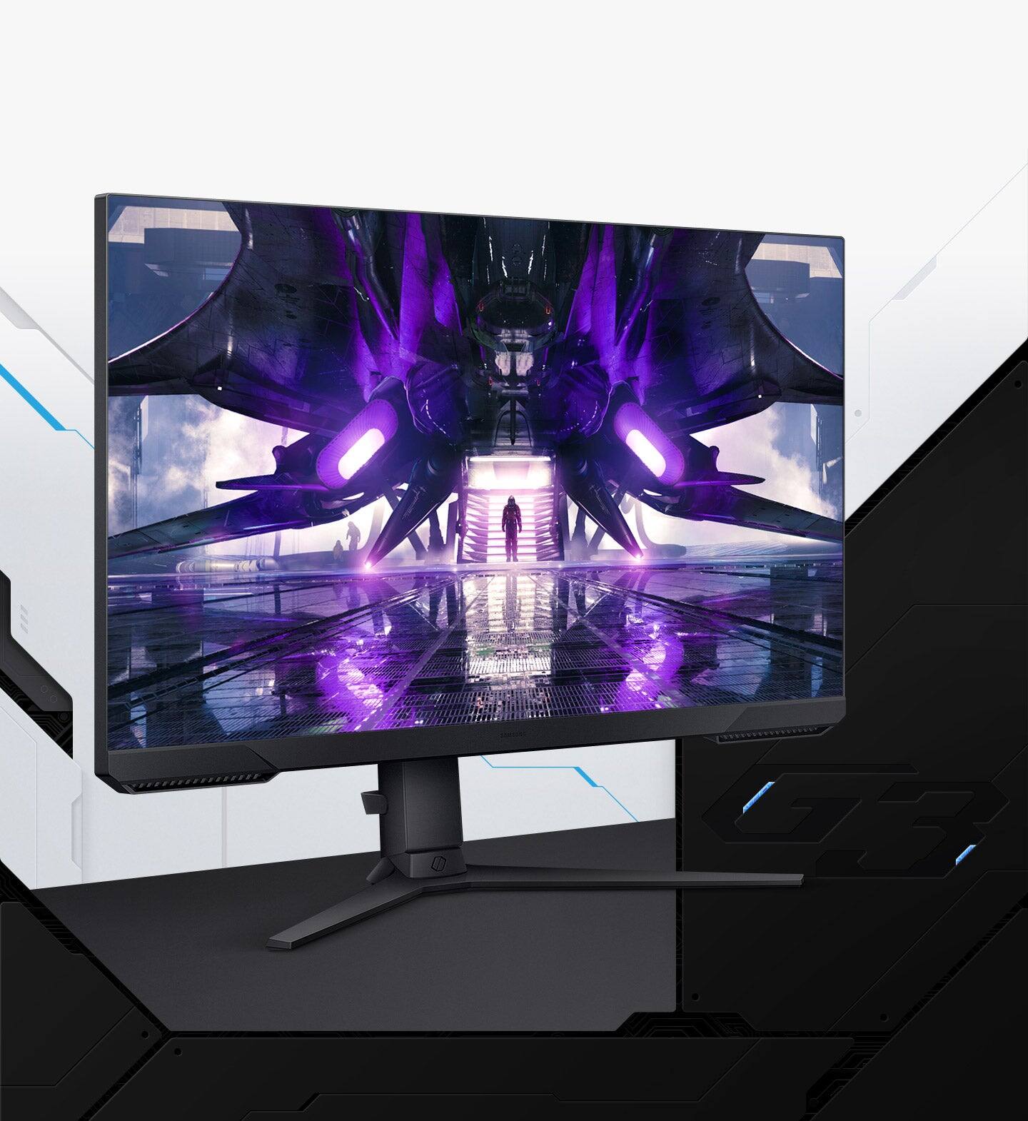 Alt View 30. Samsung - Odyssey G3 32" LED FreeSync Premium Gaming Monitor (DisplayPort, HDMI) - Black.