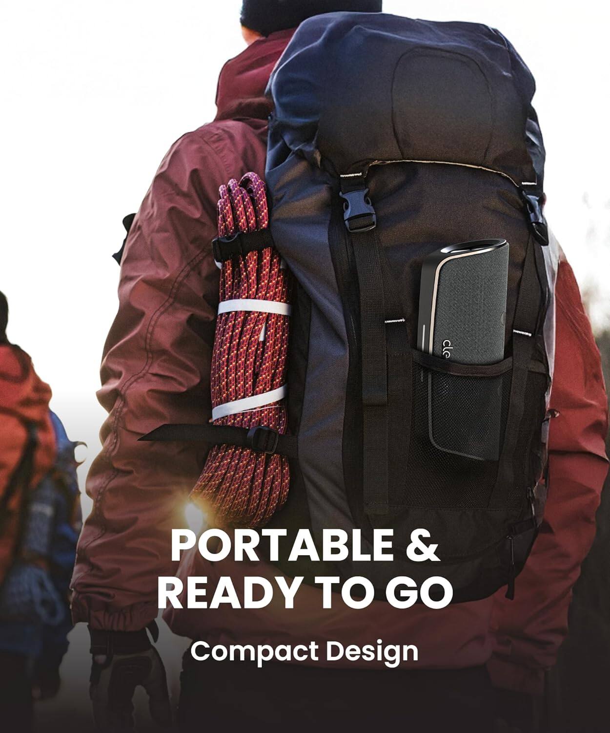PORTABLE & READY TO GO
Compact Design