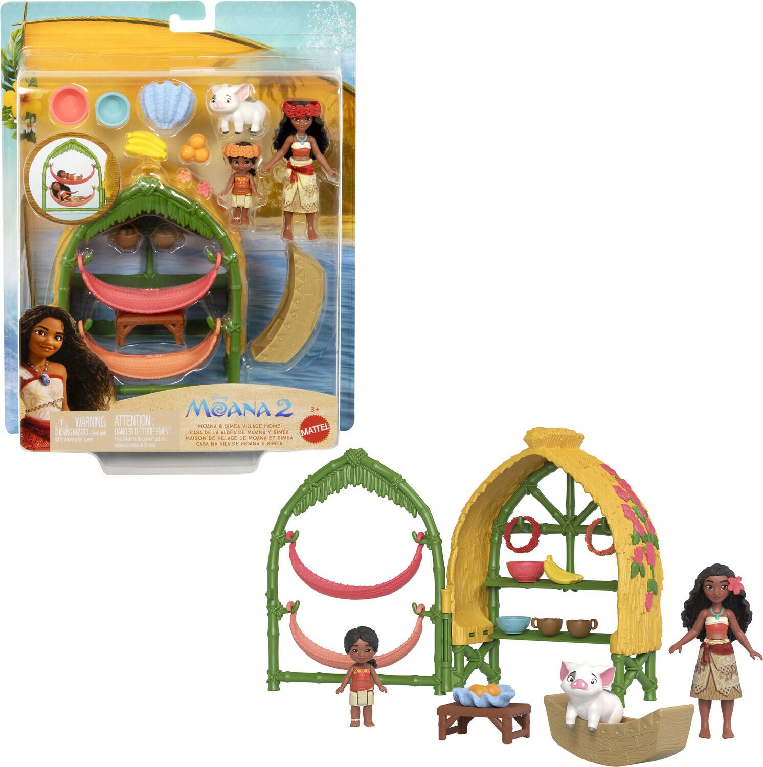 The text on the image is:

"WARNING: ATTENTION:  
MOANA 2  
MAISON DE VILLAGE DE MOANA ET SINA  
MATTEL"