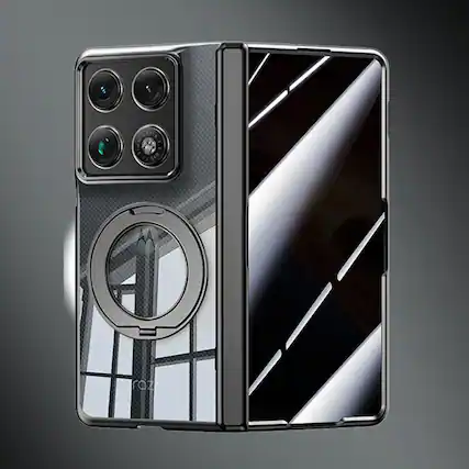 Front. Dteck - Full-Body Case for Motorola Razr Fold (2026) with Kickstand, Rugged Hinge Cover Built-in Clear/Privacy Screen Protector - A.