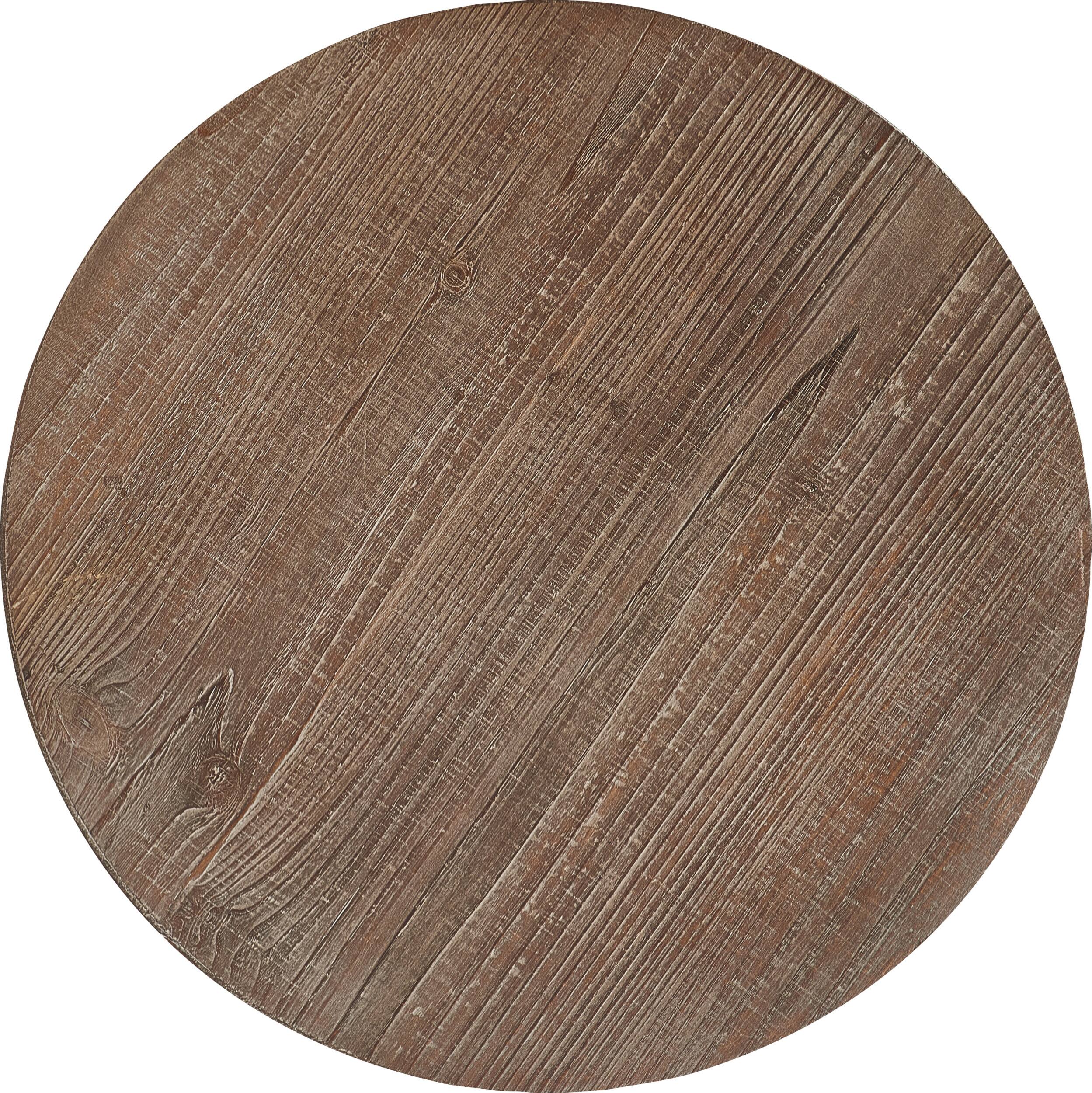 Alt View 15. Tommy Hilfiger - Avalon Round Side Table - Distressed Wood.