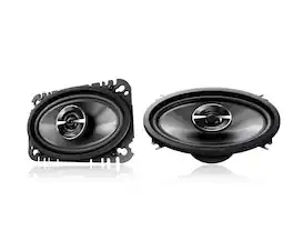 Pioneer - 4" x 6" 2-way Coaxial Speakers (Pair) - Black