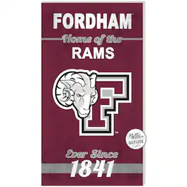 Jardine - Fordham Rams 11'' x 20'' Home Of The Sign - Maroon