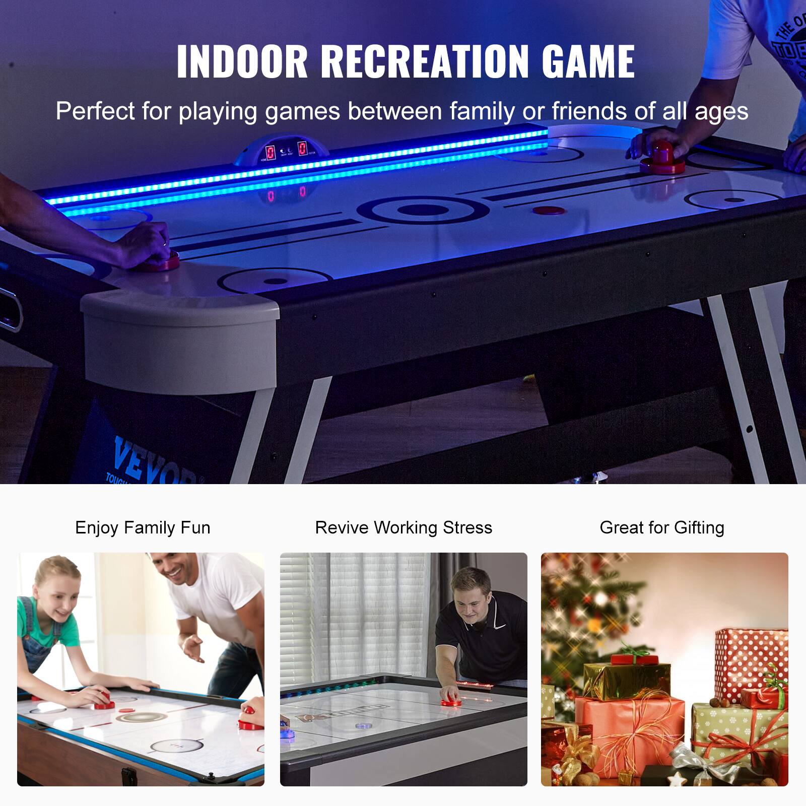 THE TO INDOOR RECREATION GAME Perfect for playing games between family or friends of all ages VEVOR TO Enjoy Family Fun Revive Working Stress Great for Gifting