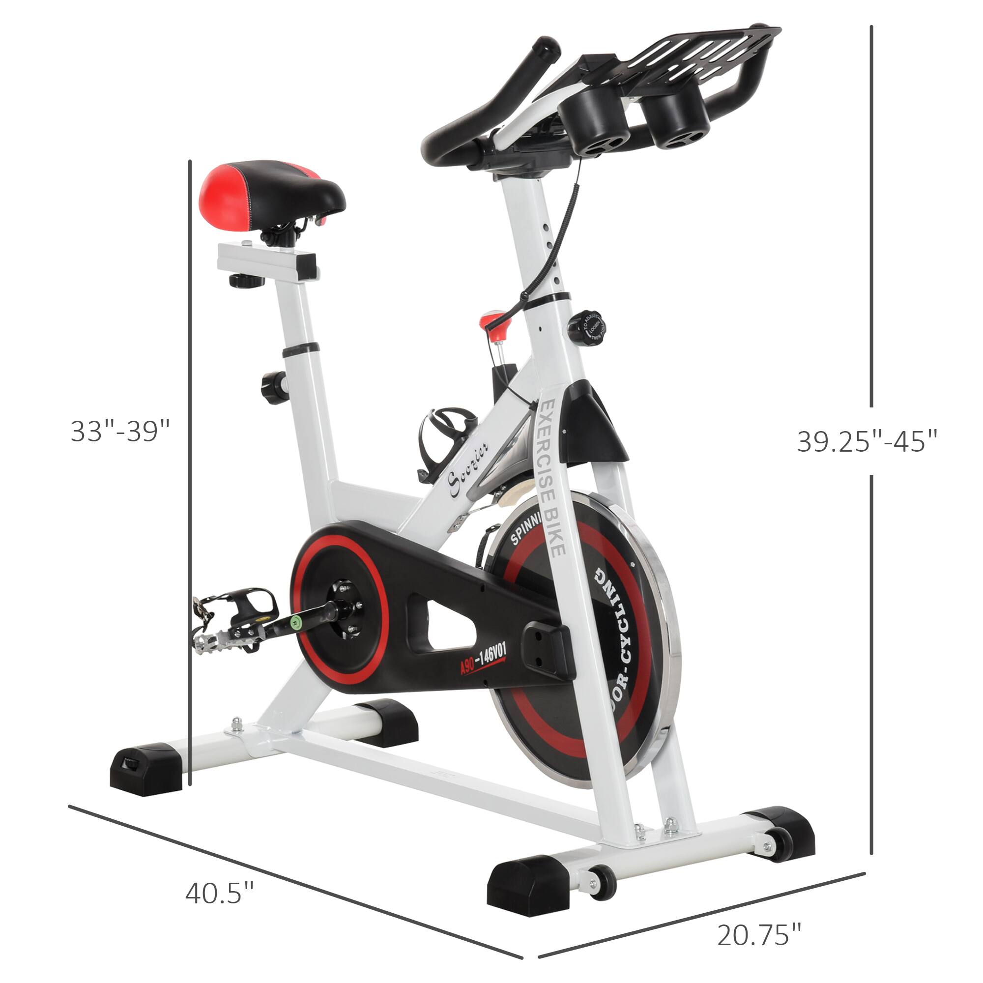 33"-39"  
Scerier SPINNI EXERCISE BIKE -146V01  
CACING OR-  
39.25"-45"  
40.5"  
20.75"