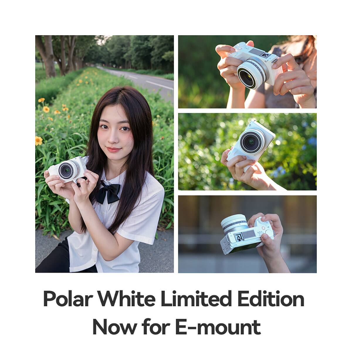 Polar White Limited Edition Now for E-mount
