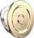 Front. PopSockets - MagSafe Kick-Out BASE Only, Compatible Only with PopTops, Universal Magnetic Grip Base for Cell Phones - Gold.