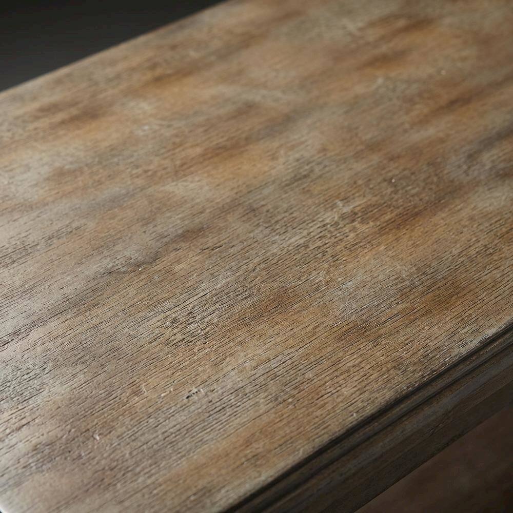 Alt View 2. Starlight Canyon Home - Transitional Distressed Bookcase, Wood Bookshelf for Living Room or Office - Light Brown.