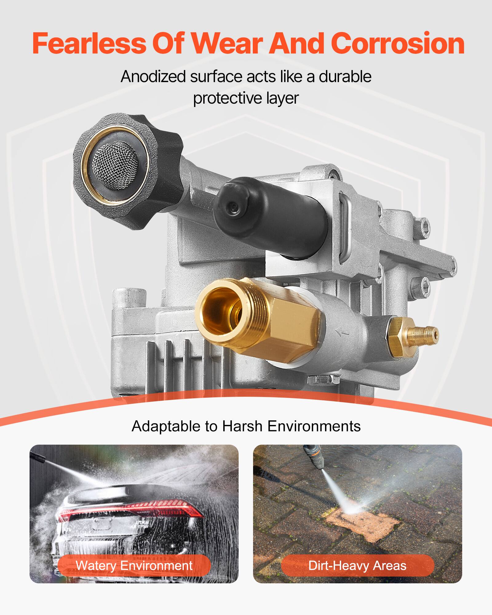 Fearless Of Wear And Corrosion

Anodized surface acts like a durable protective layer

Adaptable to Harsh Environments

Watery Environment

Dirt-Heavy Areas