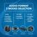 AUDIO FORMAT 3 MODES SELECTION
2 CH
- Speakers
- Amplifier
- Soundbar
- Subwoofer
5.1 CH
- Amplifier
- Soundbar
- Subwoofer
7.1 CH
- Amplifier (eARC)
- Soundbar (eARC)