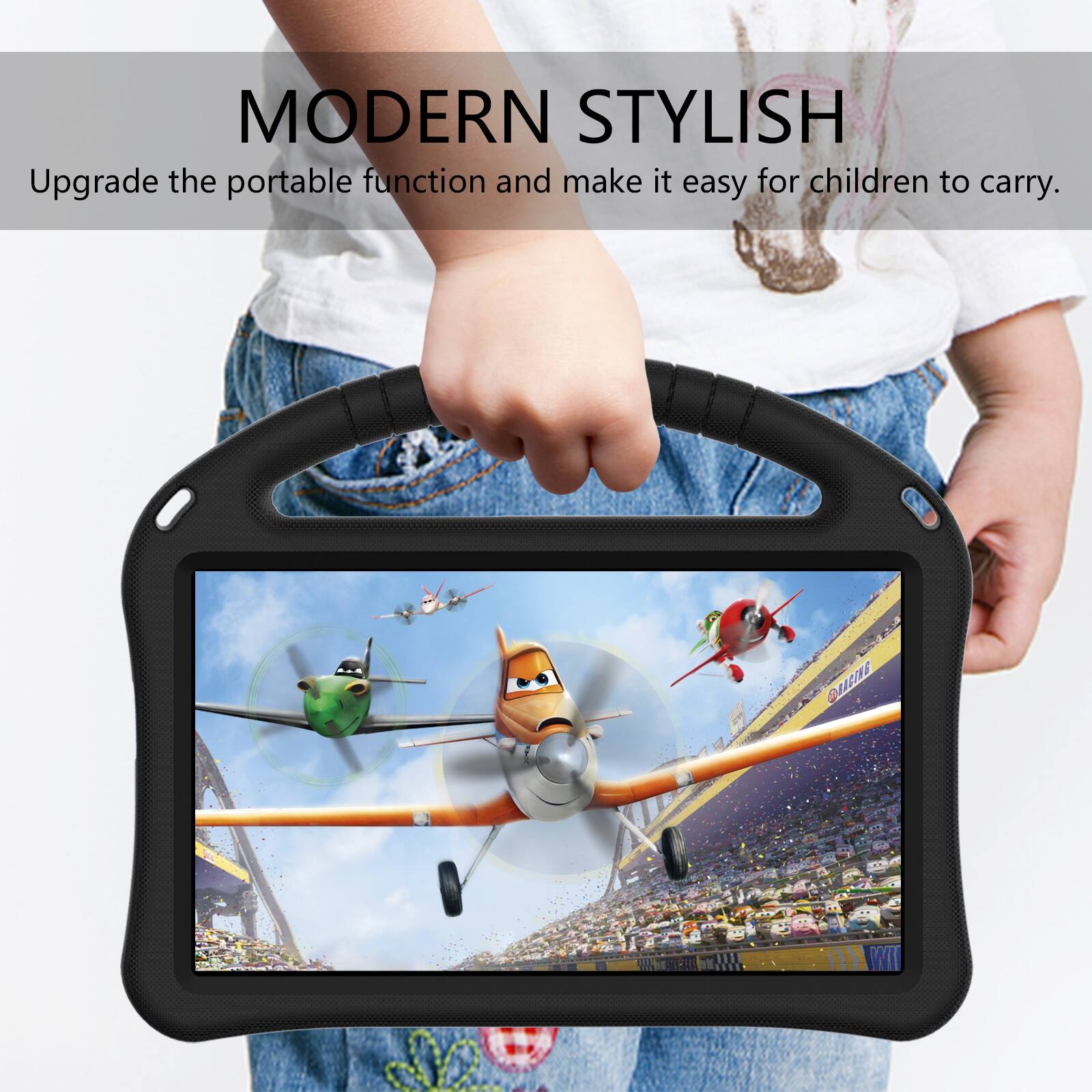 MODERN STYLISH  
Upgrade the portable function and make it easy for children to carry.