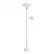 Angle. Elegant Designs - 2 Light Mother Daughter Floor Lamp - White Marble Glass.