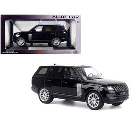 Land Rover Ranger Rover 50th Anniversary Black Metallic with Sunroof 1/18 Diecast Model Car by Heimanba