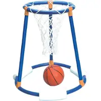 Swimline - Swimline: Tall-Boy Floating Basketball, Plastic Pool Toy, Kids & Adults - Front_Zoom