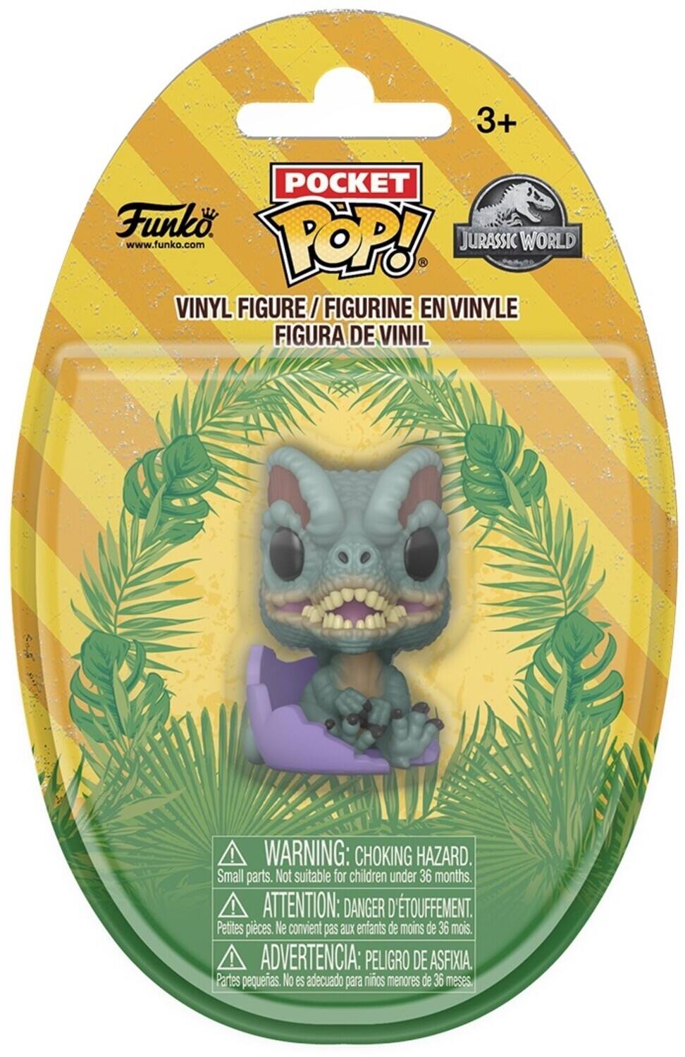 3+ POCKET Funko www.funko.com POP! JURASSIC WORLD VINYL FIGURE FIGURE/FIGURINE EN VINYLE FIGURA DE VINIL ! WARNING: CHOKING HAZARD. Small parts. Not suitable for children under 36 months. ! ATTENTION: DANGER D'ÉTOUFFEMENT. Petites pièces. Ne convient pas aux enfants de moins de 36 mois. ! ADVERTENCIA: PELIGRO DE ASFIXIA. Partes pequeñas. No es adecuado para niños menores de 36 meses.