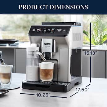De'Longhi Eletta Explore Fully Automatic Espresso Machine with De'Longhi Eletta Explore Fully Automatic Espresso Machine with