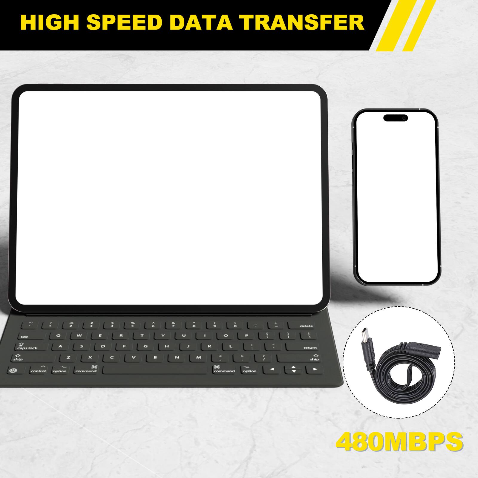 HIGH SPEED DATA TRANSFER  
480MBPS