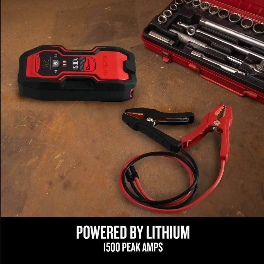 POWERED BY LITHIUM  
1500 PEAK AMPS