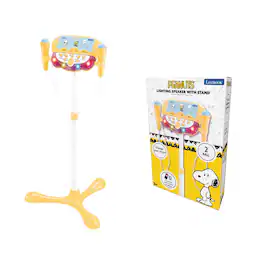 Lexibook - Snoopy Adjustable Stand with 2 Mic with Voice Effects. Lights. Speaker. Bluetooth Fonction
