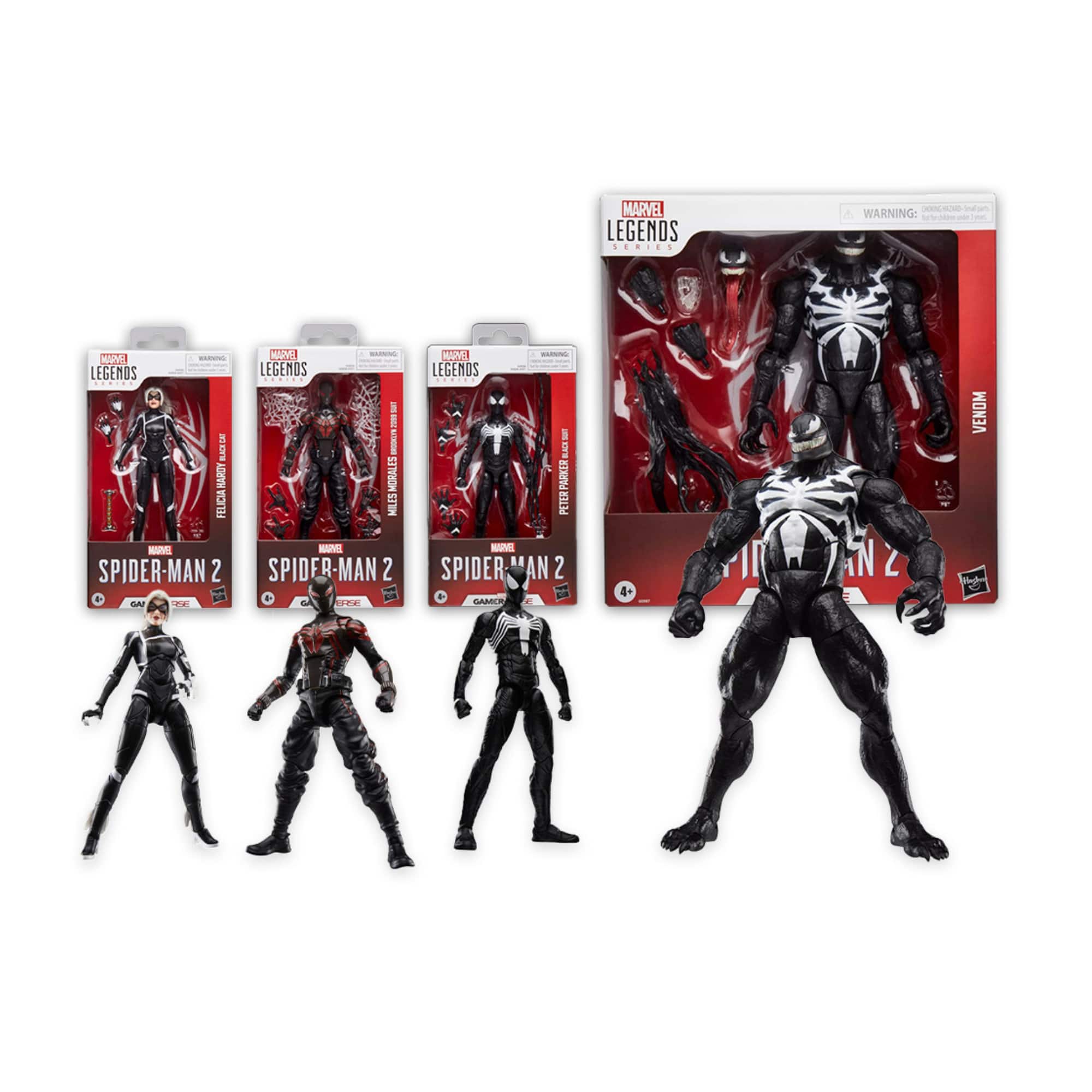 Hasbro - Spider-Man 2 Marvel Legends Gamerverse Action Figures Bundle