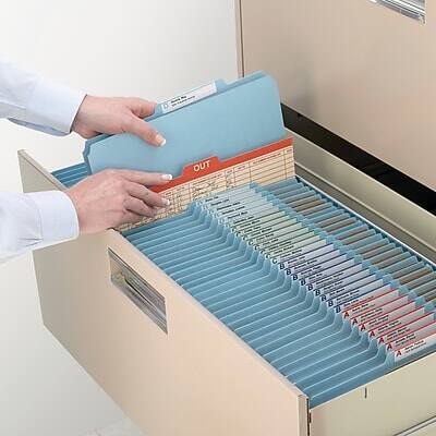 Alt View 4. Smead - Viewables Hanging File Folder Label Refill Pack, 160/Pack - White.