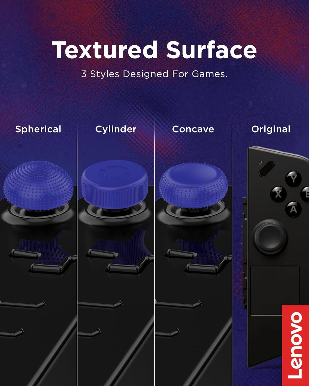 Textured Surface 3 Styles Designed For Games. Spherical Cylinder Concave Original. Lenovo