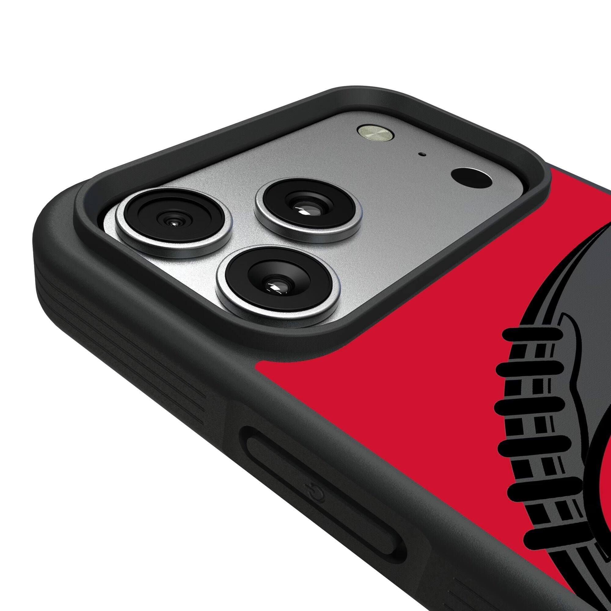 Alt View 2. Keyscaper - San Francisco 49ers Bump Case with 8.2ft Drop Protection - 16 Plus - Multicolor.