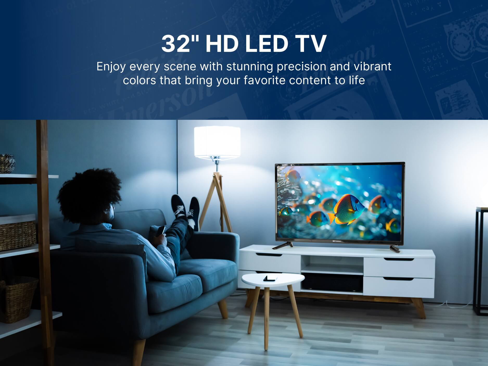 No 1 32" HD LED TV Enjoy every scene with stunning precision and vibrant colors that bring your favorite content to life.