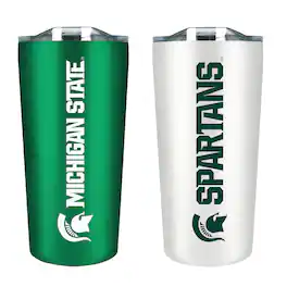The Fanatic Group - Michigan State Spartans 18oz. Soft Touch Tumbler Two-Piece Set - Multicolor
