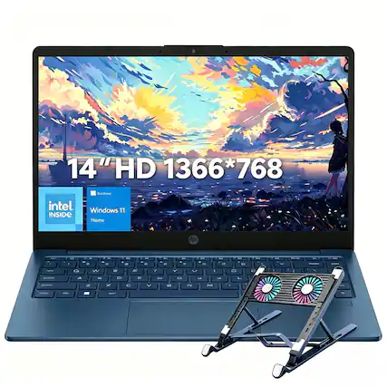 14" HD 1366*768 Intel INSIDE Windows 11 Home HP