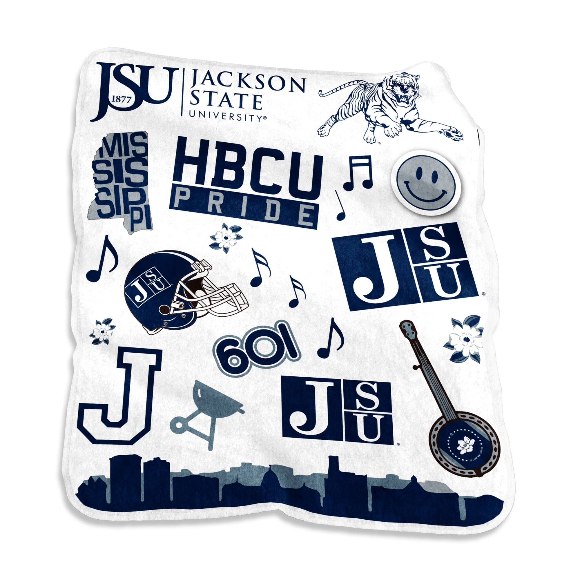 JSU JACKSON STATE UNIVERSITY 1877 MIS SIS S I P I HBCU PRIDE J S U 601 J J S U